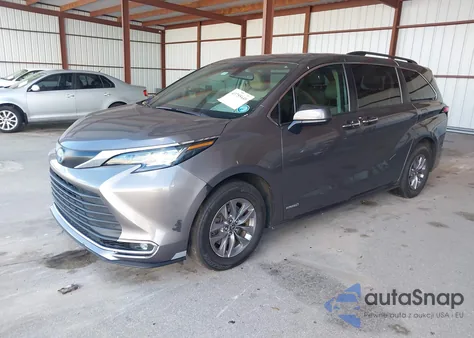 2021 Toyota Sienna Xle из США, поврежденный, VIN 5TDYRKEC6MS062366